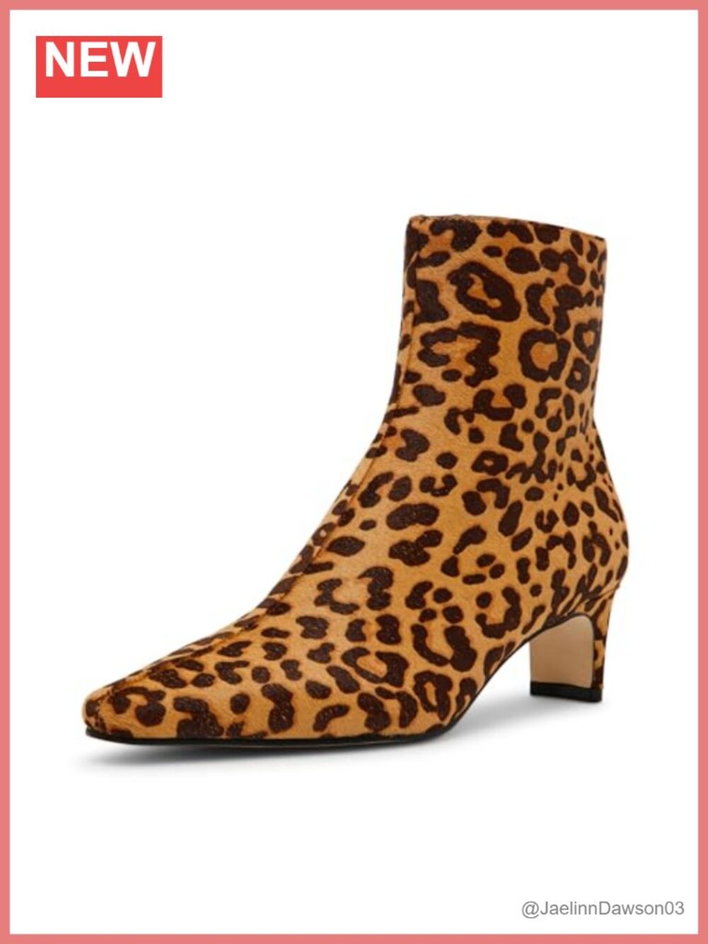 Suede Ankle Booties Pull-On Block Heel Almond Toe Women's